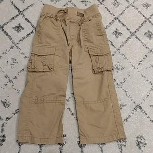 Cherokee Toddler Boys Khaki Pull-on Cargo Pants 2T